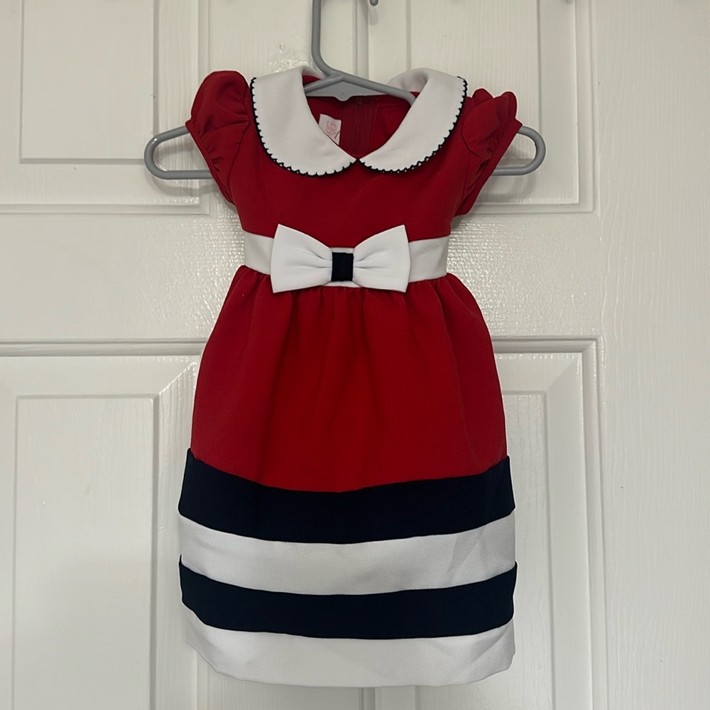 Bonnie baby dress - size 3/6 months - like new- no stains